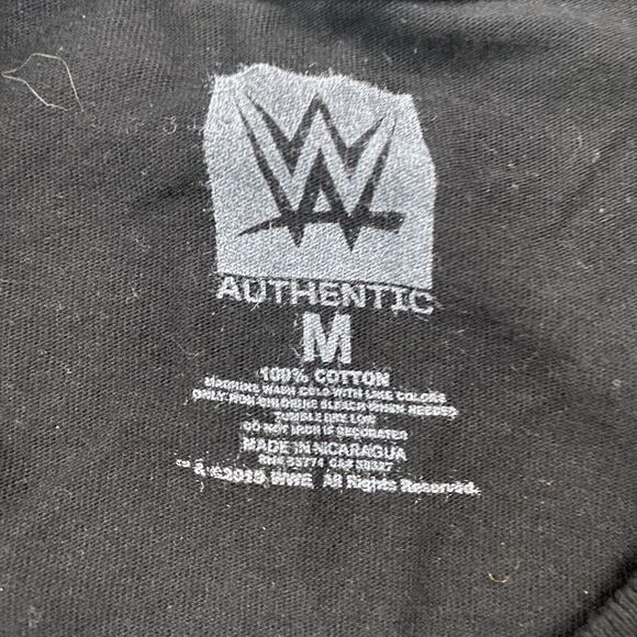 RARE WWE Authentic Bray Wyatt "Let Me In" Black S/S T-Shirt 100% Cotton Sz M - Picture 5 of 6